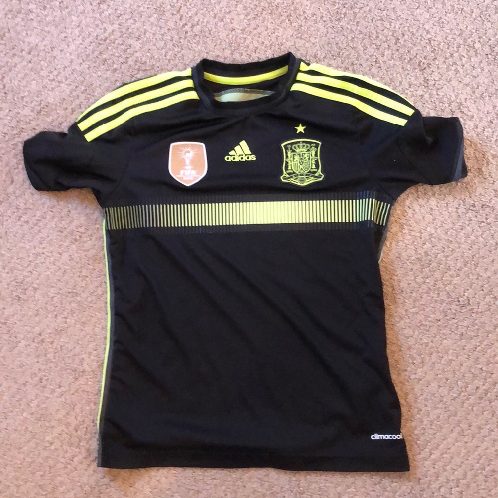 Adidas Spain Soccer Jersey - Kids M